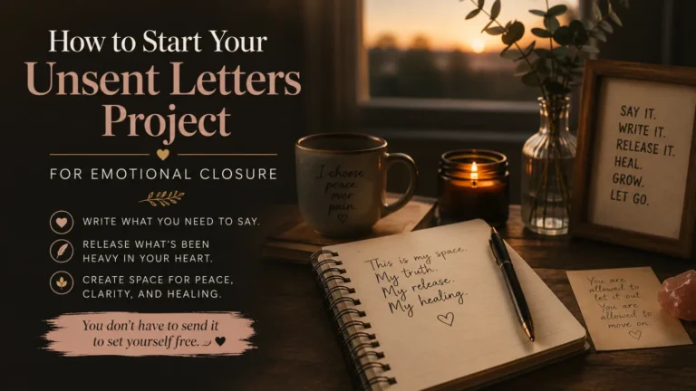 How to Start Your Unsent Letters Project for Emotional Closure