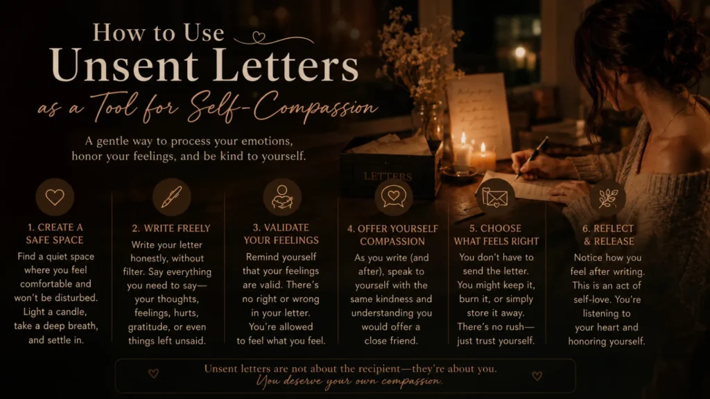 How to Use Unsent Letters as a Tool for Self-Compassion