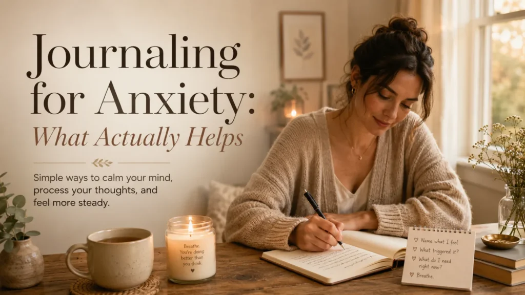 Journaling for Anxiety: What Actually Helps