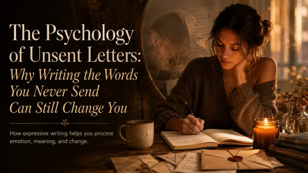 The Psychology of Unsent Letters