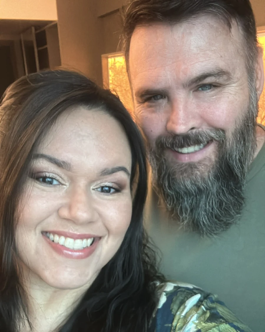 Dennis and Becca, founders of Unsently